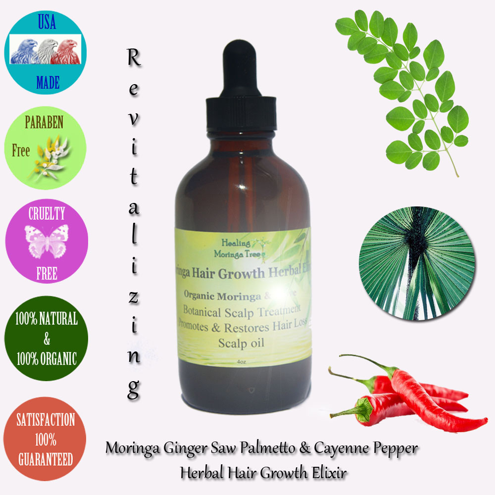 Buy Moringa Hair Growth Elixir (Herbal Scalp Oil Treatment)